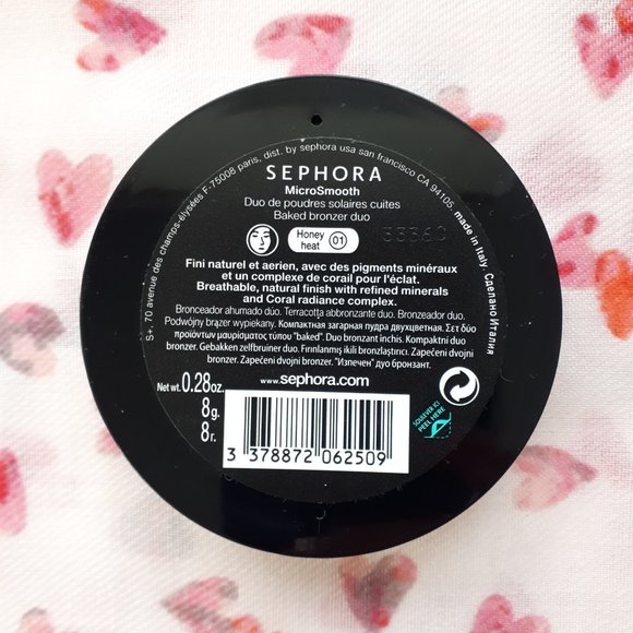 Sephora Collection: Micro Smooth Baked Bronzer Duo in Honey Heat 01 - Picture 3 of 6